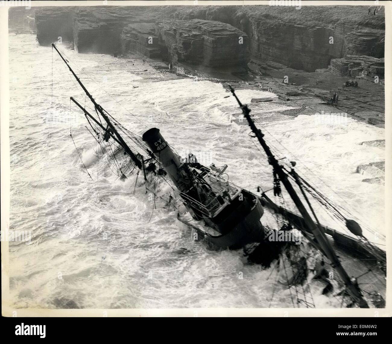 Sep. 19, 1953 Five Men Died in Sight of Land. Here lies the Girmaby