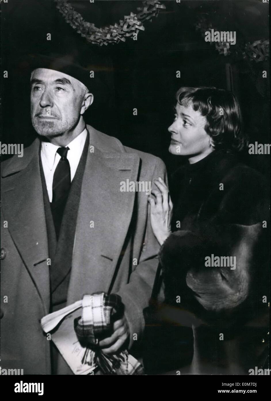 Jan. 01, 1954 Victor Francen in new old play The famous French stage