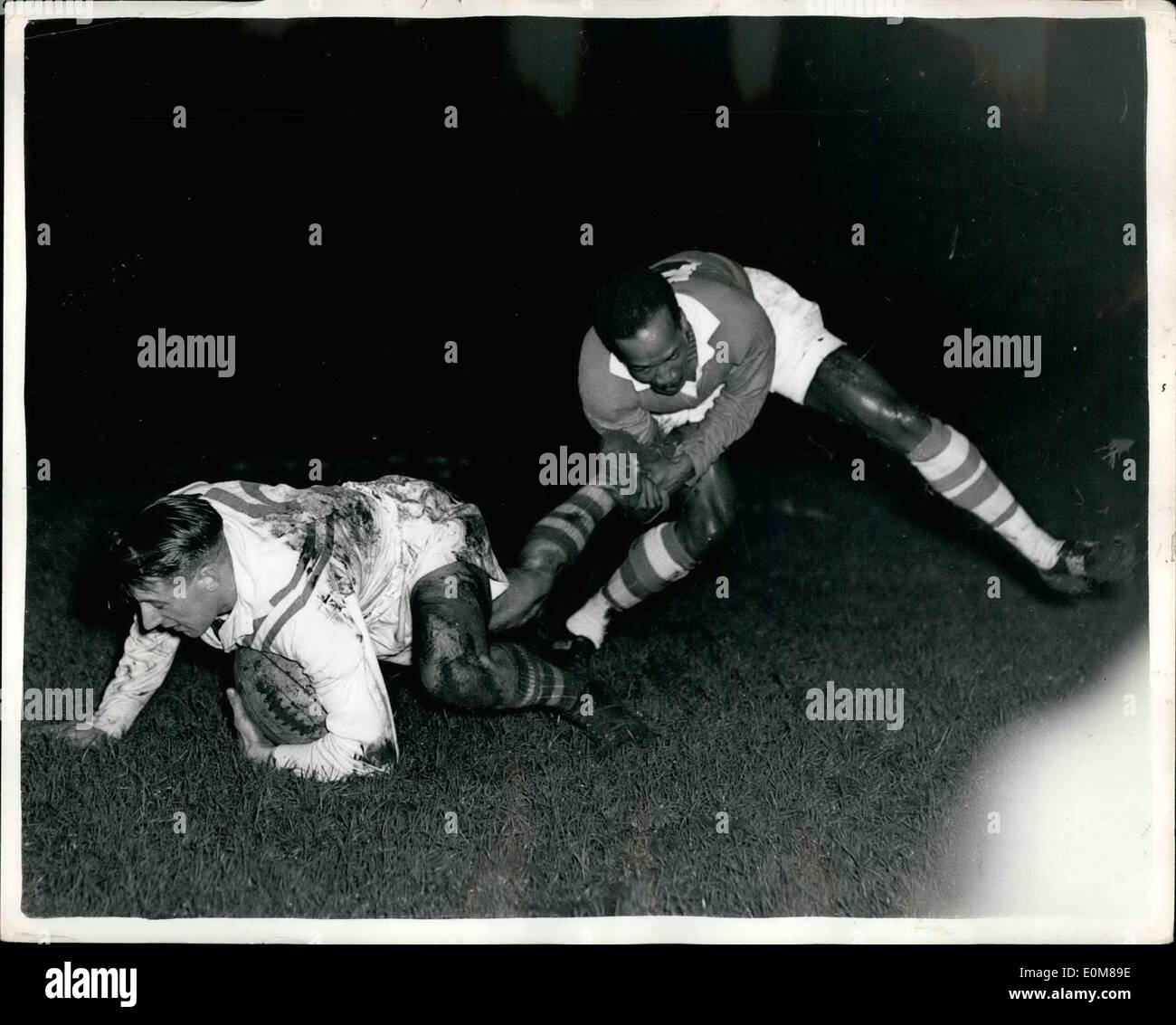 Dec. 12, 1953 McDonald Baley makes Rugby debut. E. McDonald Bailey