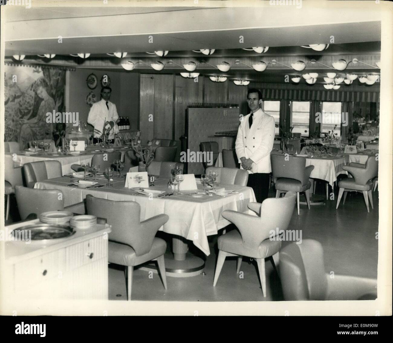 Feb. 02, 1954 Germany's Newest Liner Calls at Southampton on Maiden