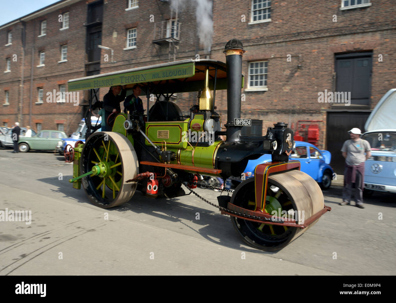 Chatham Dockyard classic car show Stock Photo Alamy