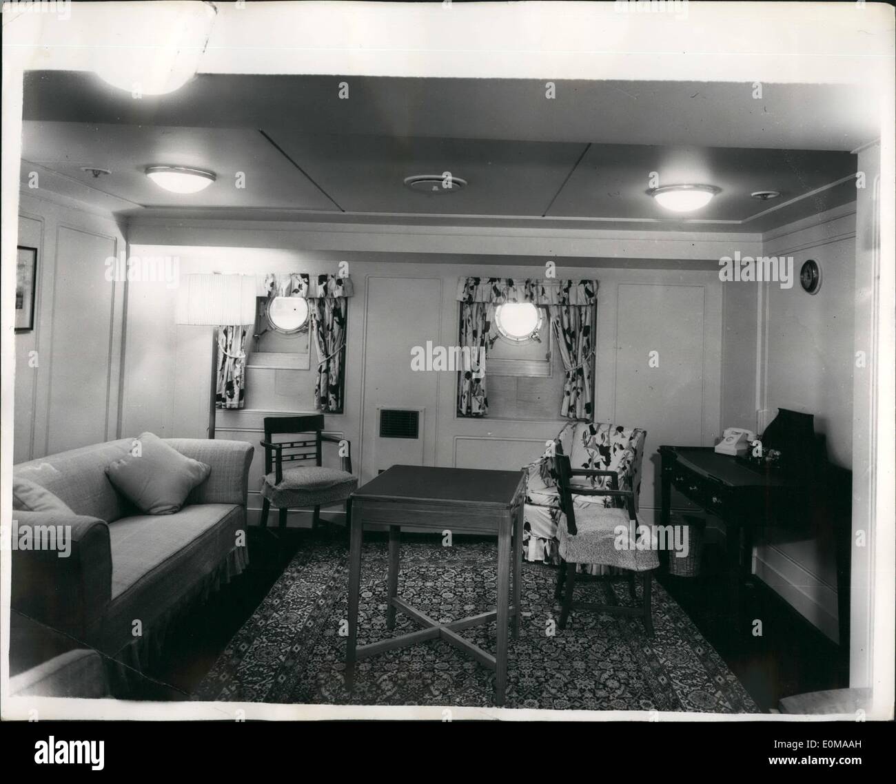 May 05, 1954 - Pictures Aboard The Royal Yacht Britannia Now Berthed At ...