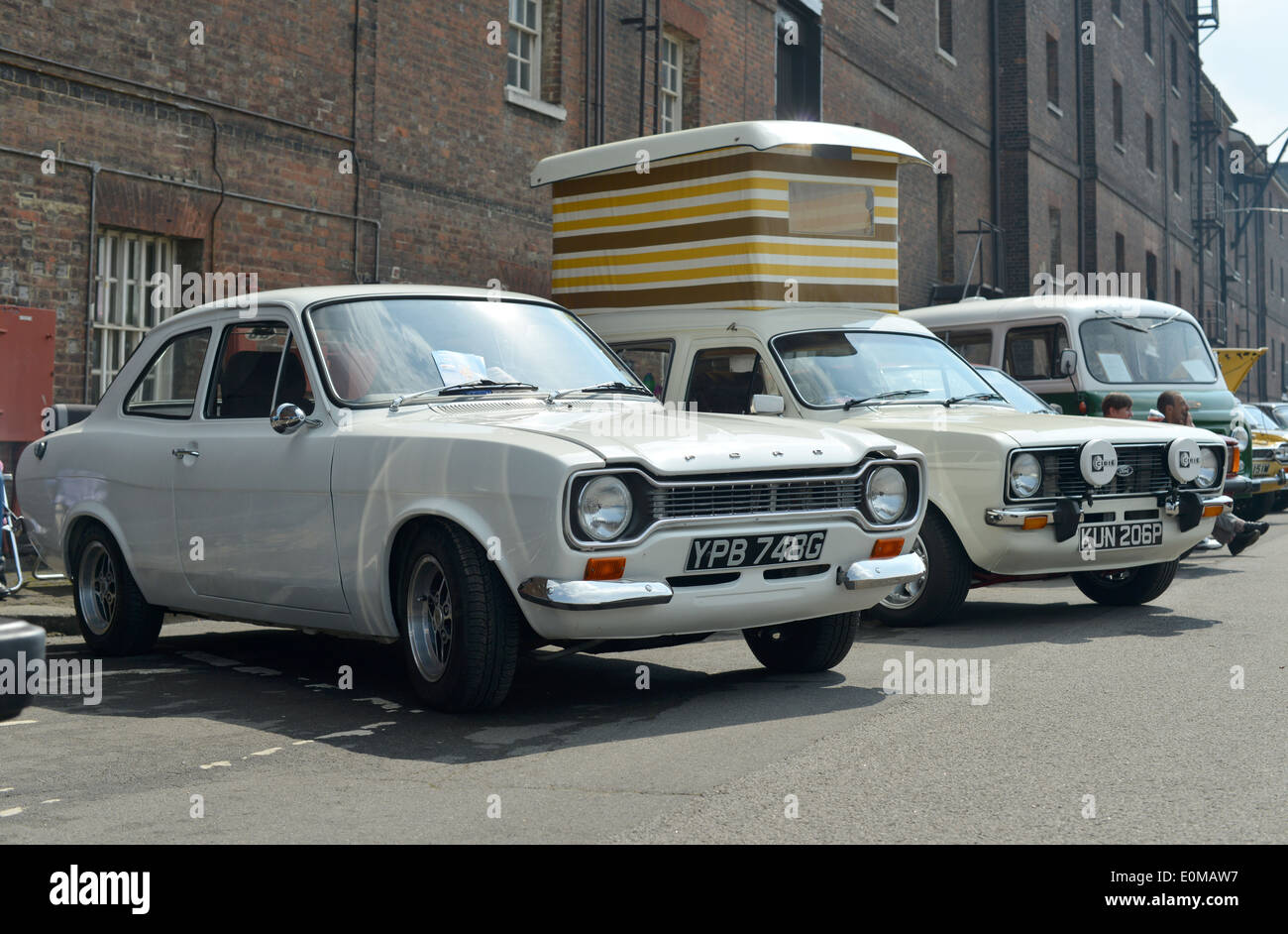 Chatham Dockyard classic car show Stock Photo Alamy