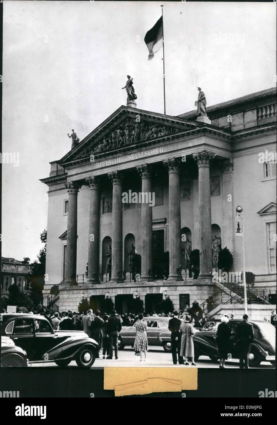 Sep. 09, 1955 - New Opera was opened in Ost-Berlin Stock Photo