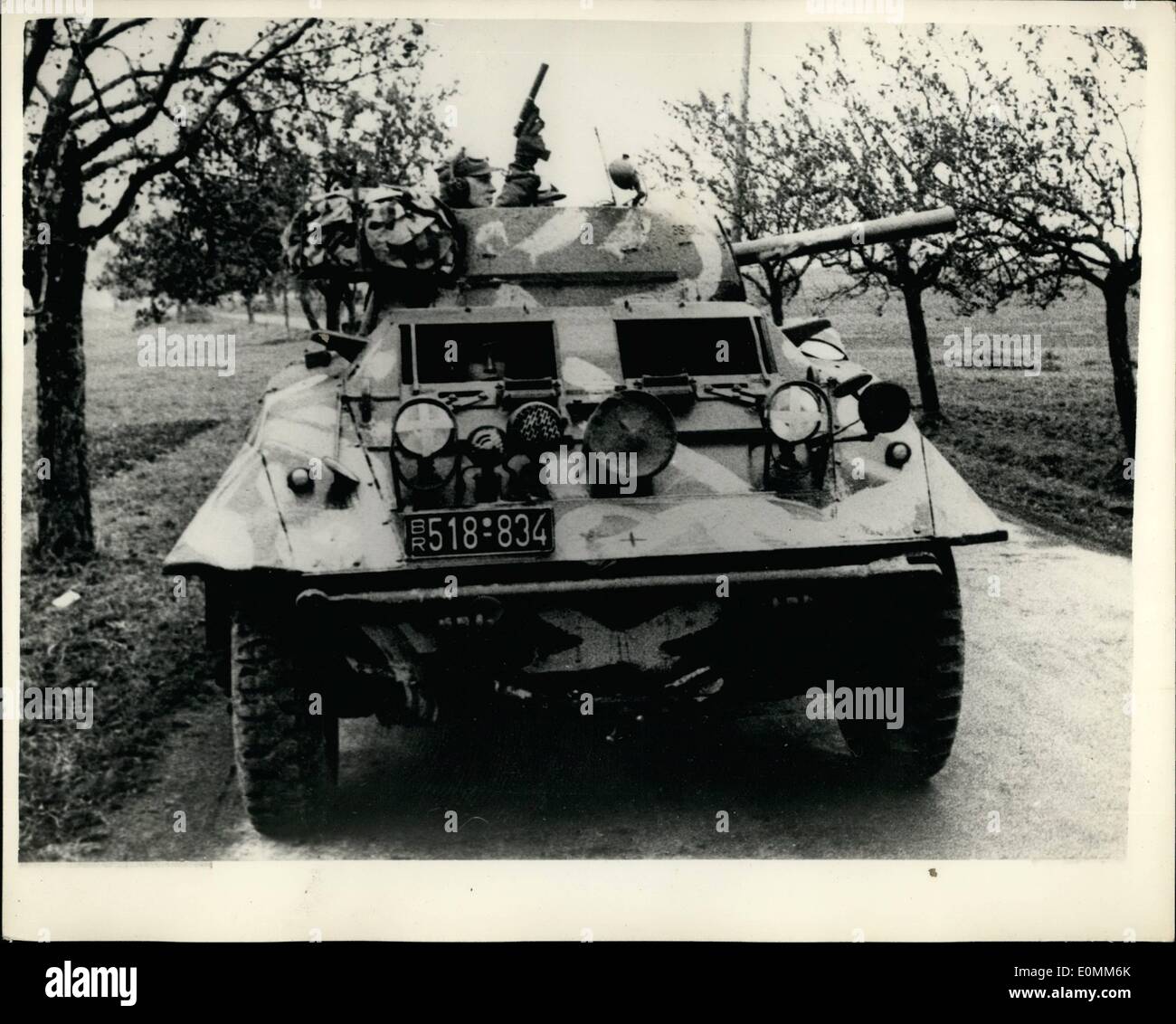 German cardboard tanks 1955 version hires stock photography and images