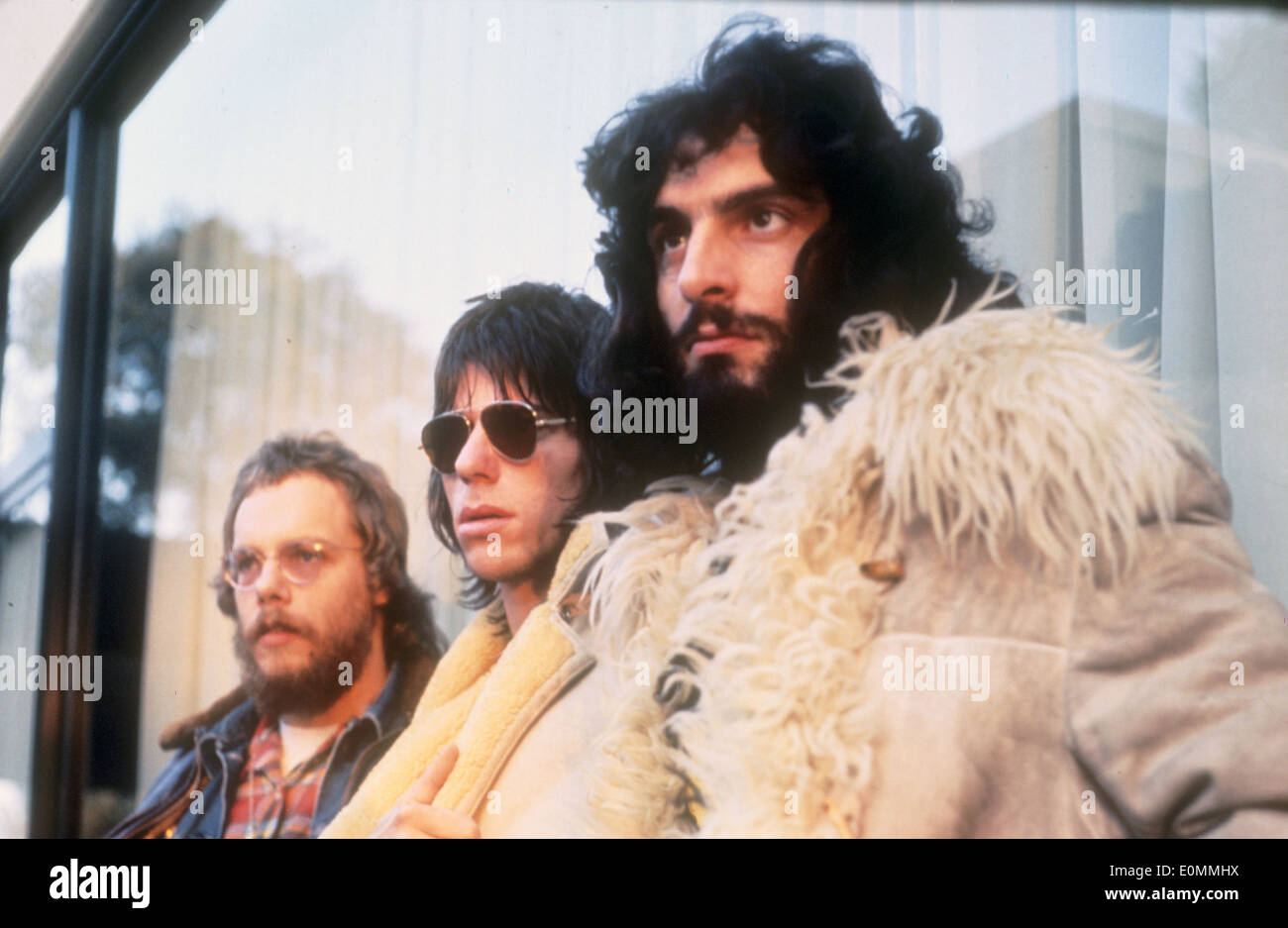 BECK, BOGERT & APPICE rock group about 1973. From left Tim Bogert, Jeff Beck, Carmine Appice Stock Photo