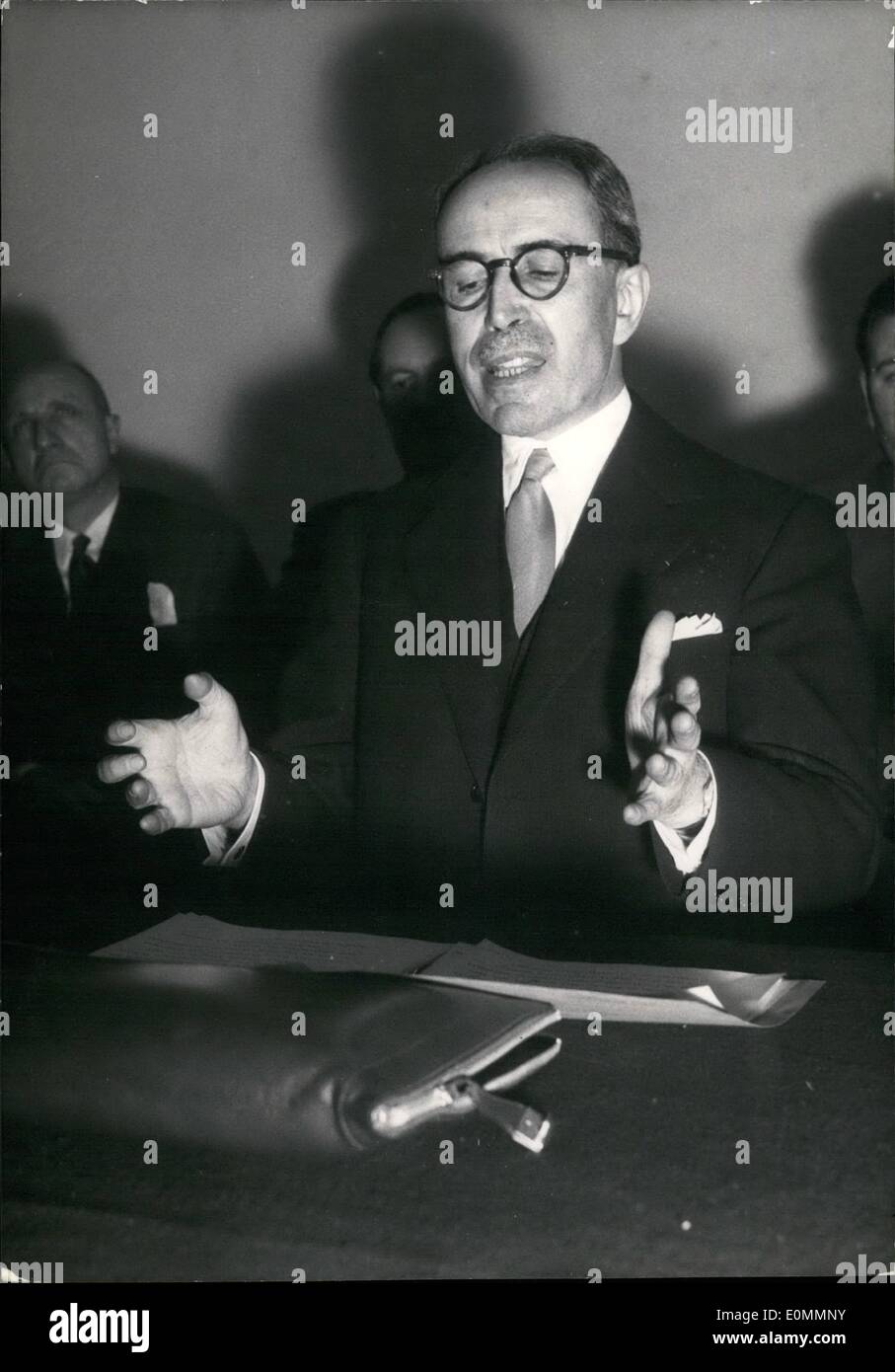 Dec. 12, 1955 Election Campaign in full swing Leaders of different