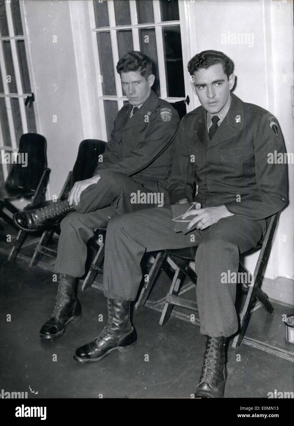 US VINTAGE 50s US ARMY 1955 アメリカ軍 ミリタリートランク