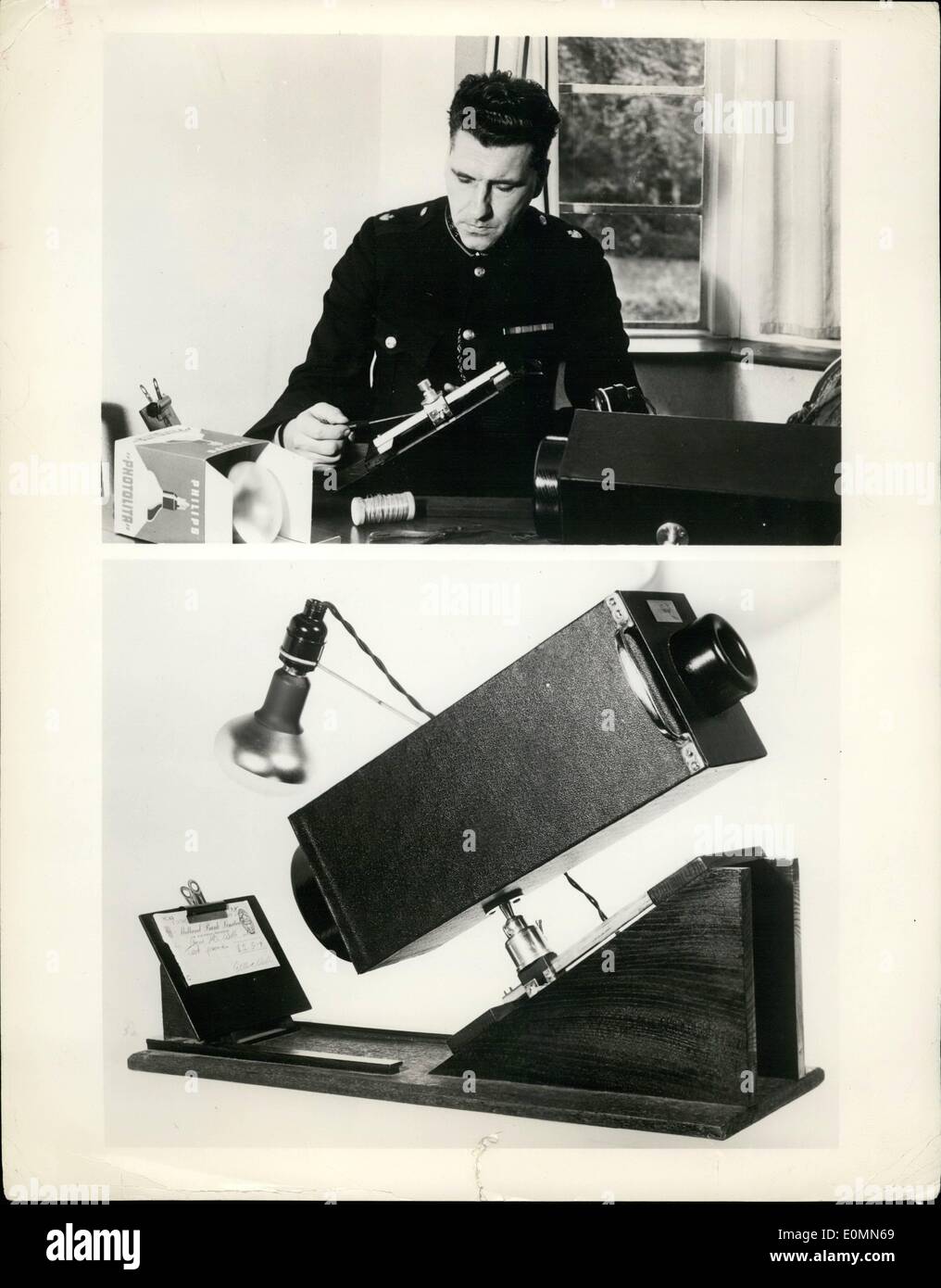 Mar. 03, 1956 - Cop's Invention spotlights forgeries.: A British ...