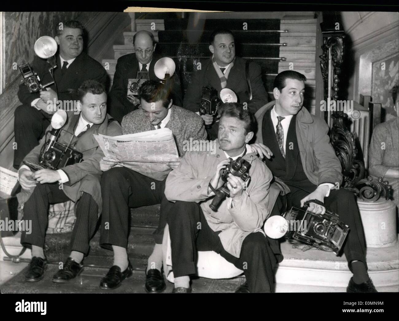 Jan. 01, 1956 French Crisis guy mollet, socialist leader