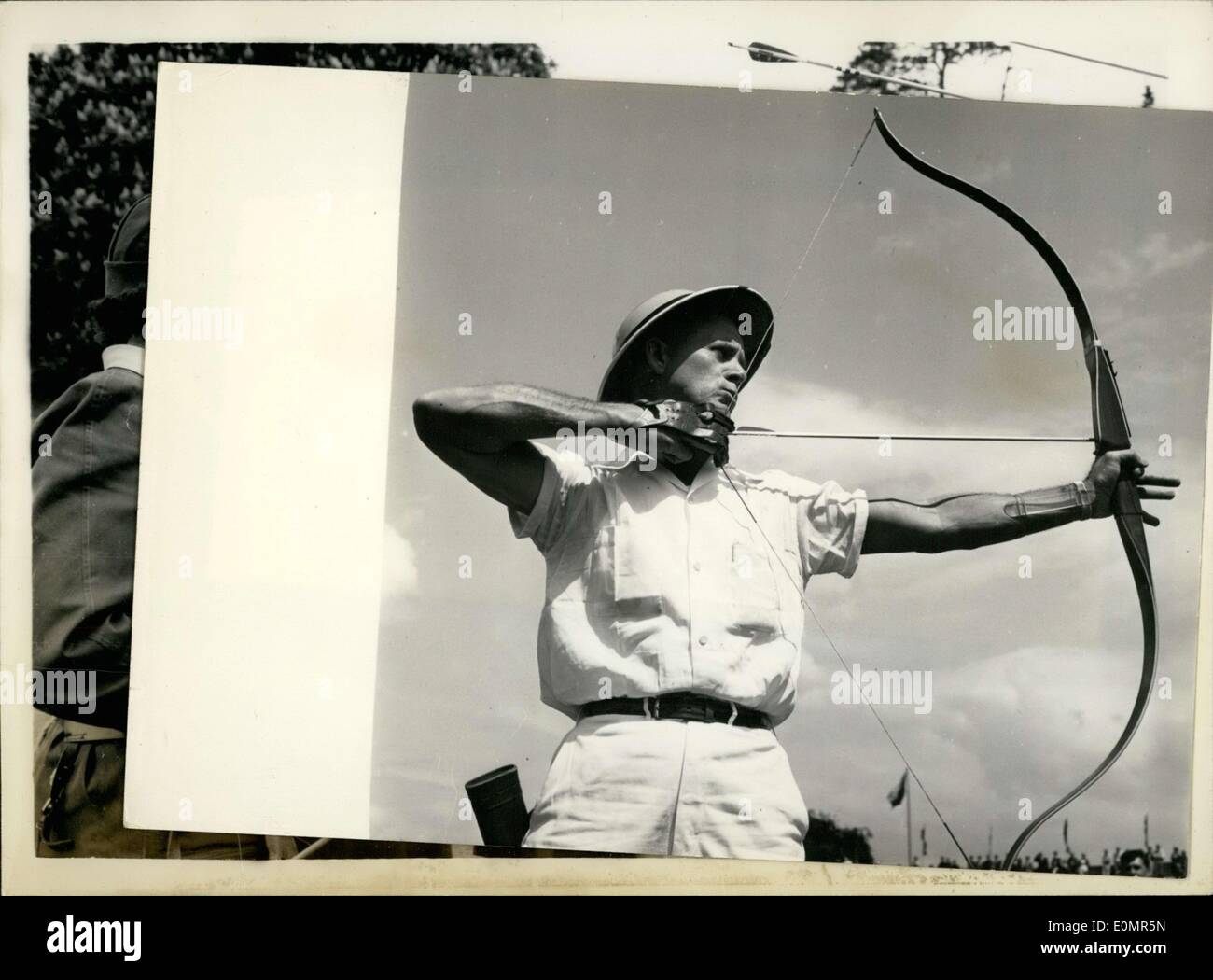 May 17, 1956 Archery championships at Winchester The Southern Counties Archery Society