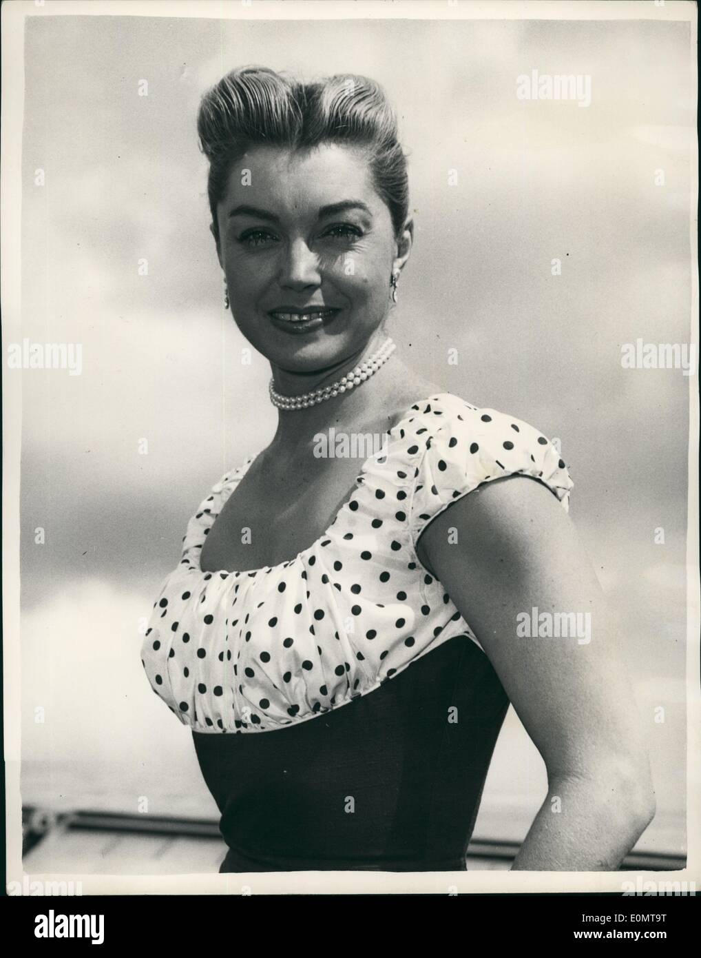 June 6, 2013 - Los Angeles, California, U.S. - Esther Williams, a championship swimmer who appeared in aquatic musicals and who Stock Photo