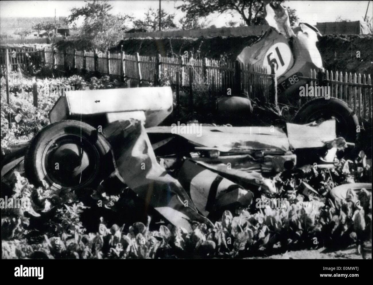 Jul. 07, 1956 Le Mans 24Hour Motor Race; French Driver Killed In Stock Photo 69300802 Alamy