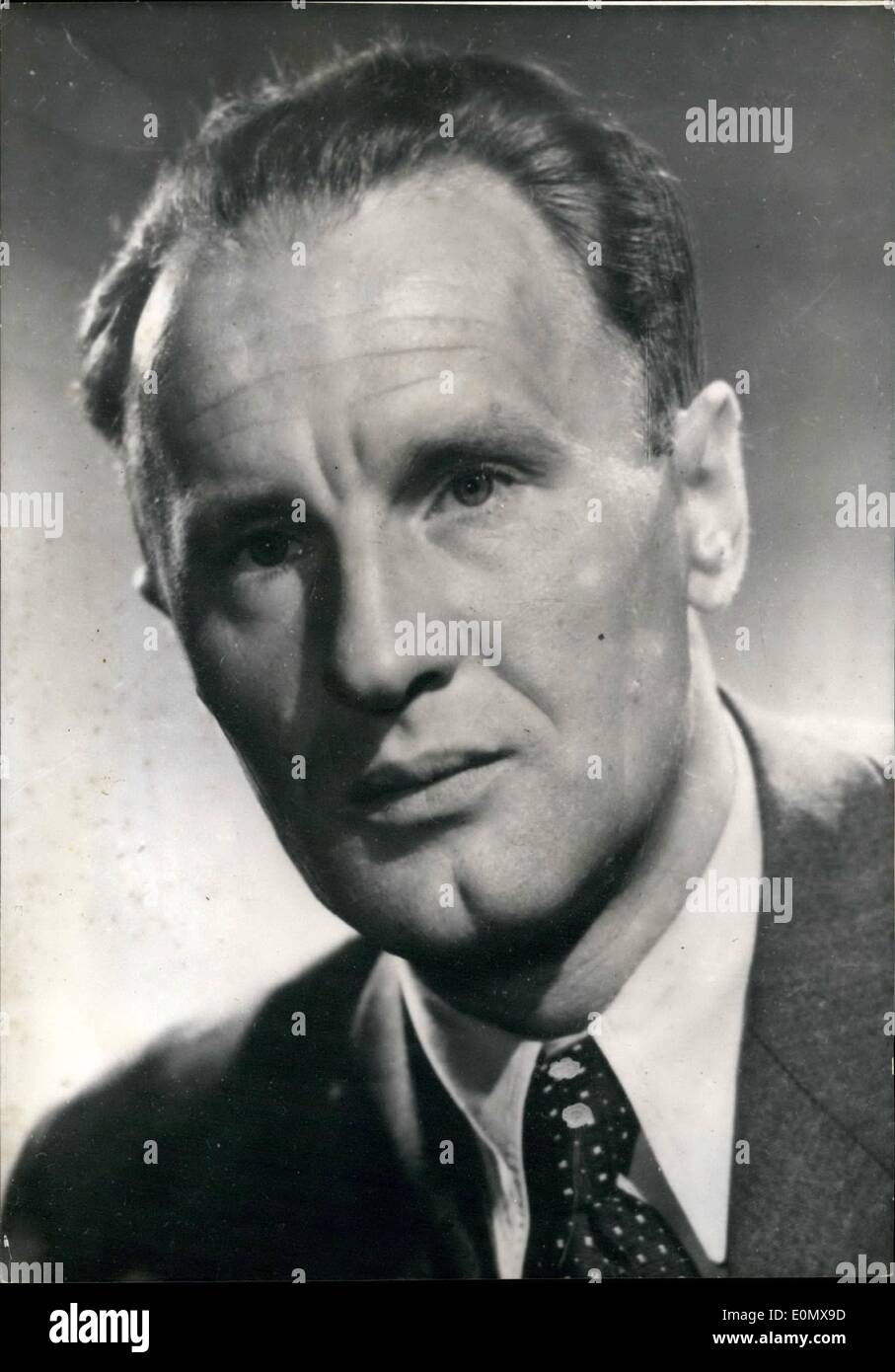 Oct. 10, 1956 - Kadar Succeeds Geroe as first secretary of Hungarian Communist Party. Photo shows A recent portrait of Janos Kadar who succeeds Erng Geroe as first secretary of the Hungarian worker's party. Stock Photo