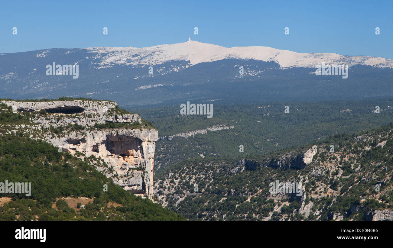 Mont Ventoux in Provence, France. Stock Photo