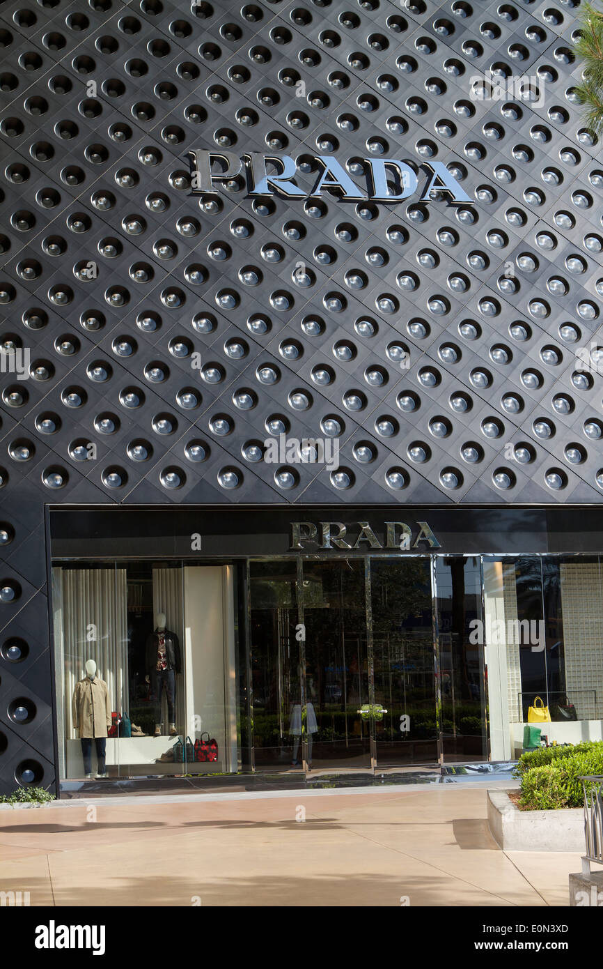 Prada store at Crystals CIty Center Las Vegas Nevada Stock Photo Alamy
