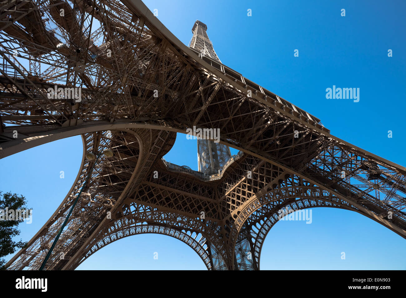 Eiffelturm, Paris, Frankreich - Eiffel Tower, Paris, France Stock Photo