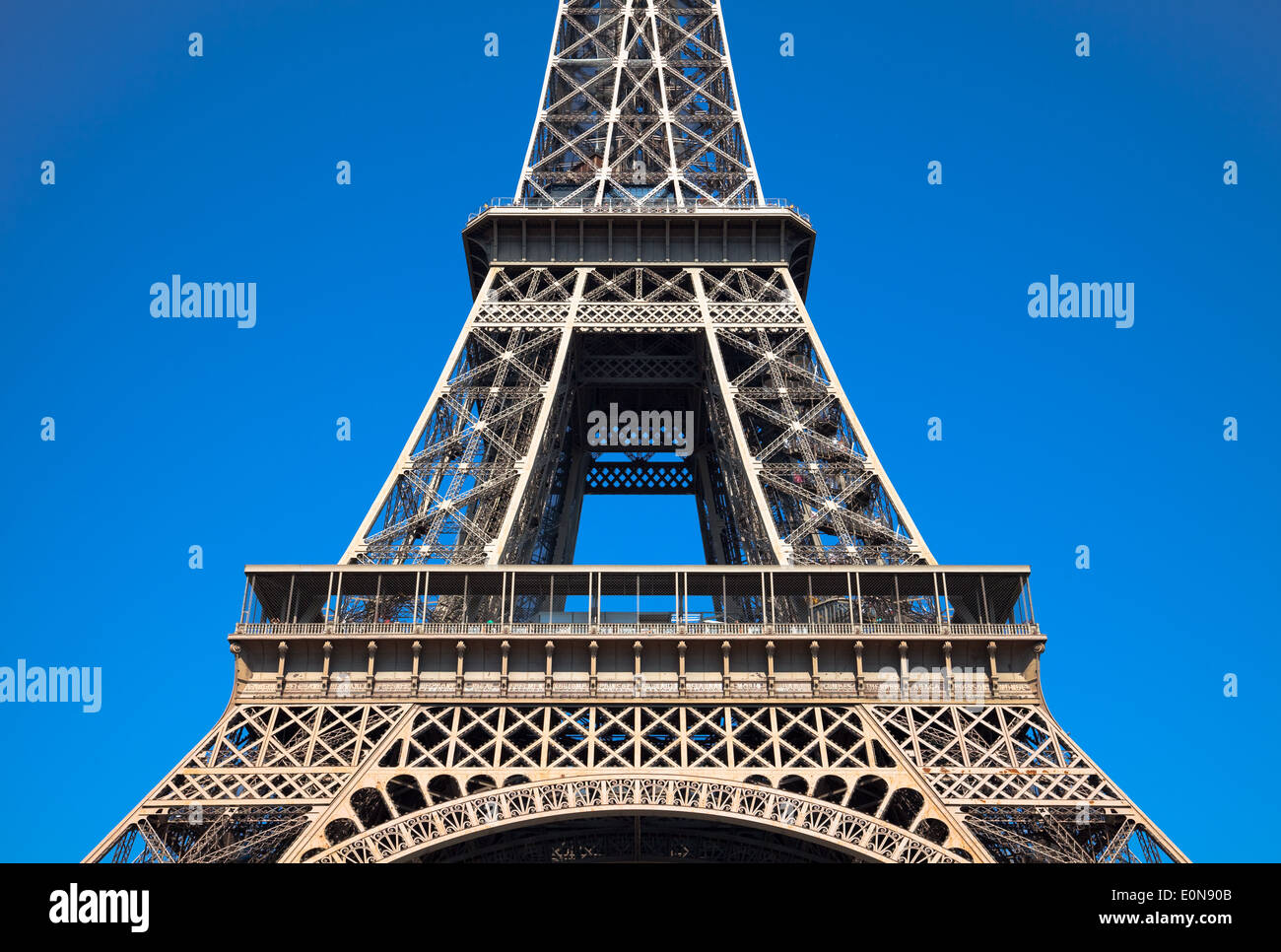 Eiffelturm, Paris, Frankreich - Eiffel Tower, Paris, France Stock Photo