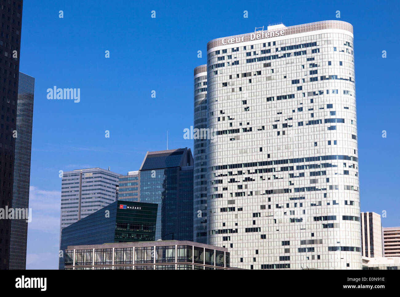 Cœur Défense im La Defense, Paris, Frankreich - Cœur Défense, Paris, France Stock Photo