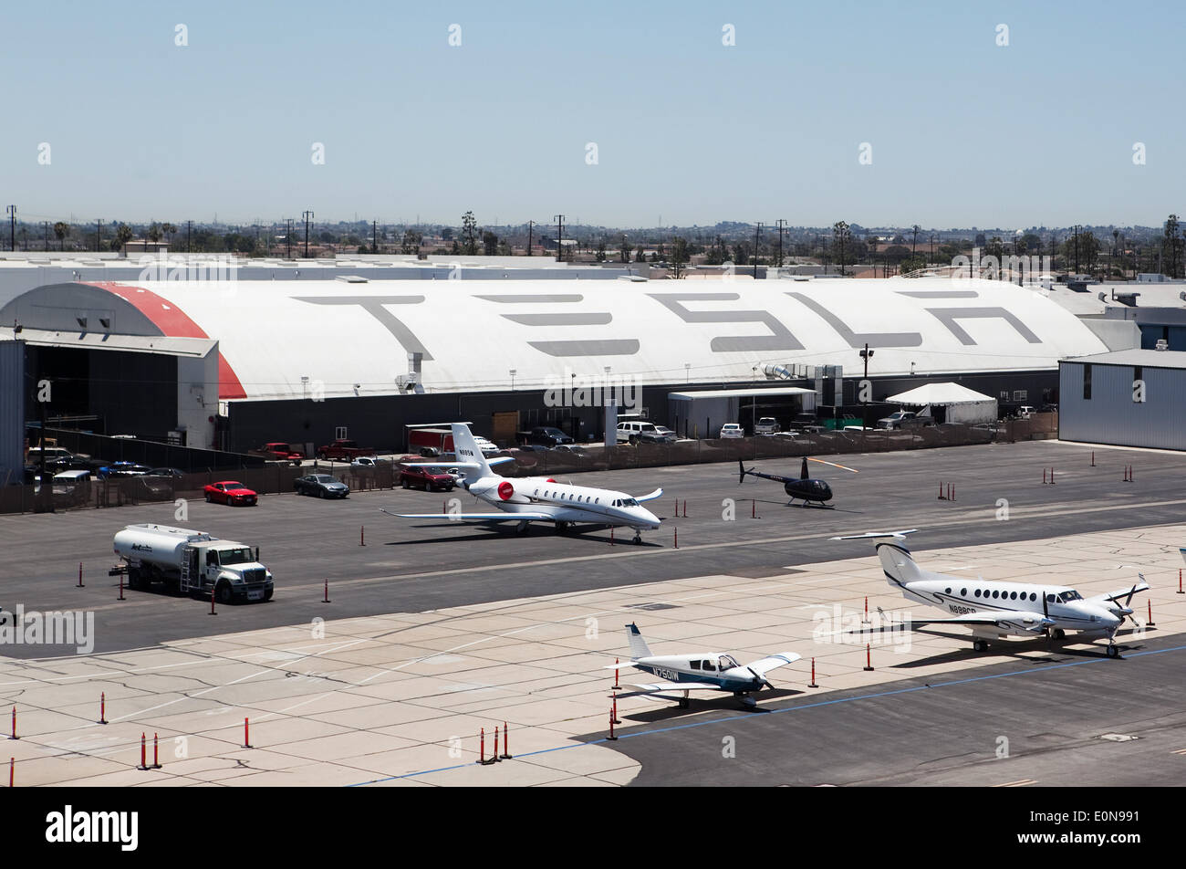 Hawthorne, California, USA. 15th May, 2014. The Tesla Motors Design