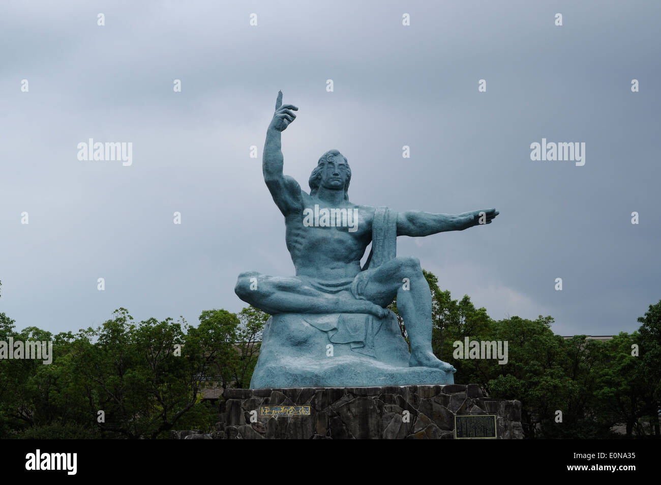 Peace Statue,Peace Park,Nagasaki city, Nagasaki,Japan Stock Photo Alamy
