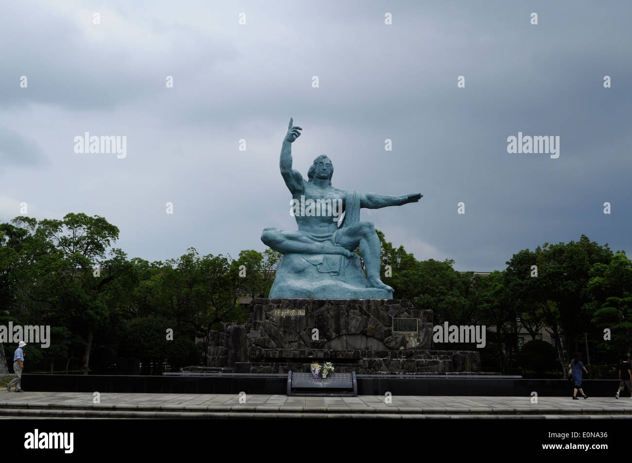 Peace Statue,Peace Park,Nagasaki city, Nagasaki,Japan Stock Photo Alamy