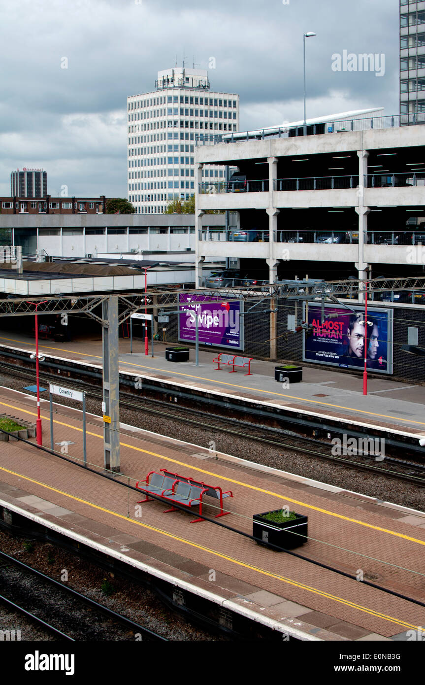 Coventry railway station, UK Stock Photo