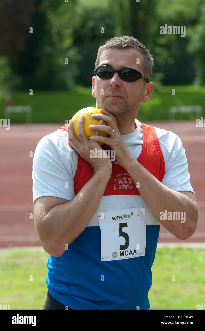 Athletics man in shot put hi-res stock photography and images picture photo