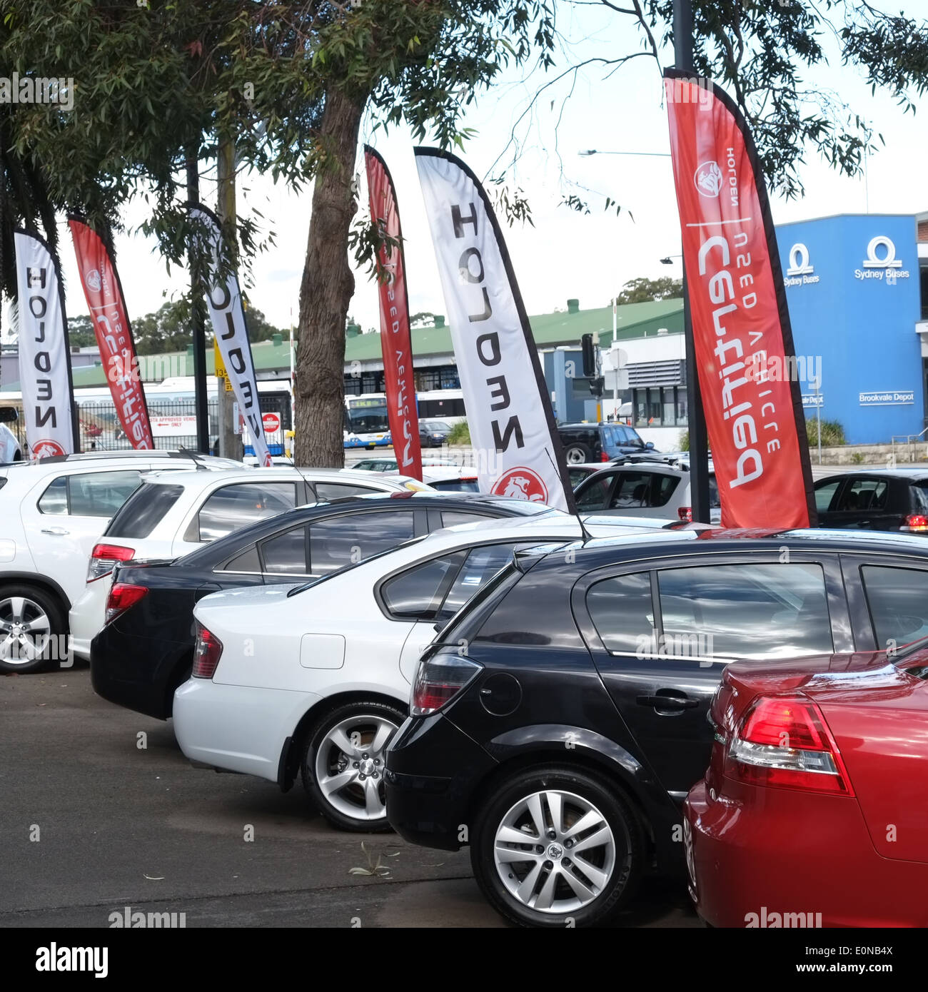 Holden car dealership on pittwater road,brookvale,sydney,australia