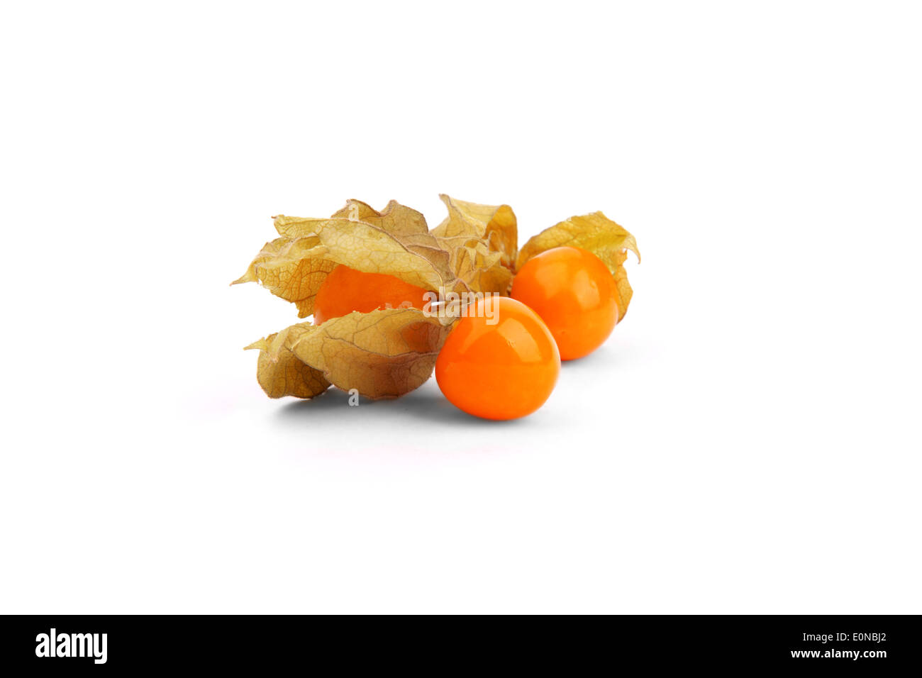 physalis on white background Stock Photo