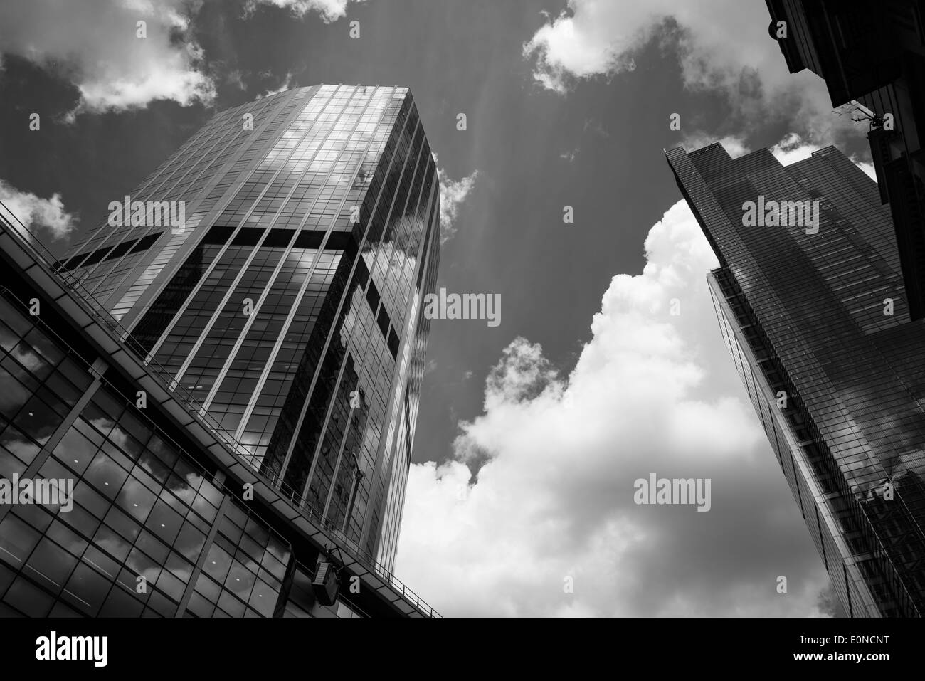 Skyscrapers on Bishopsgate, City of London, UK Stock Photo