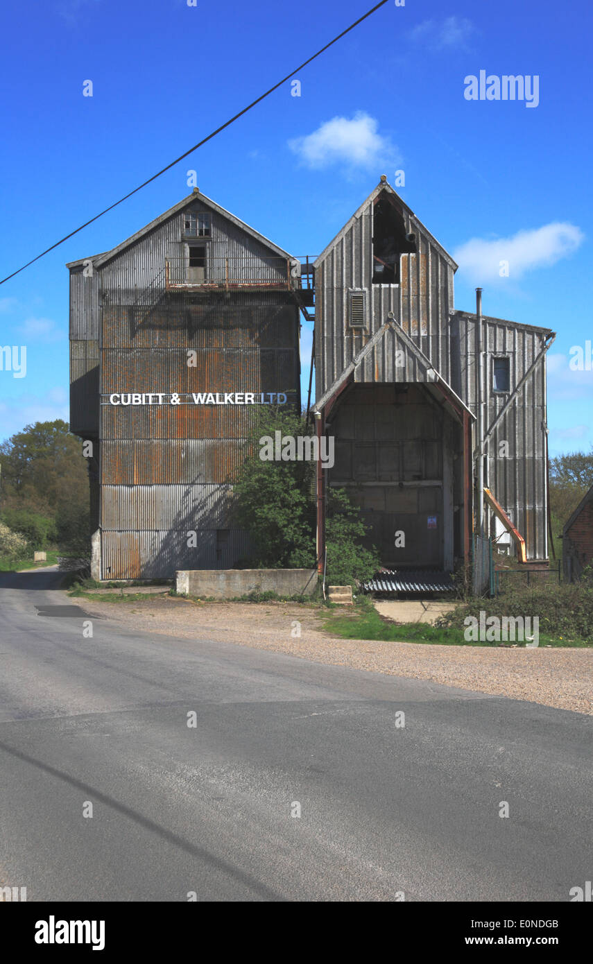 A view of the disused Ebridge Mill, near North Walsham, Norfolk