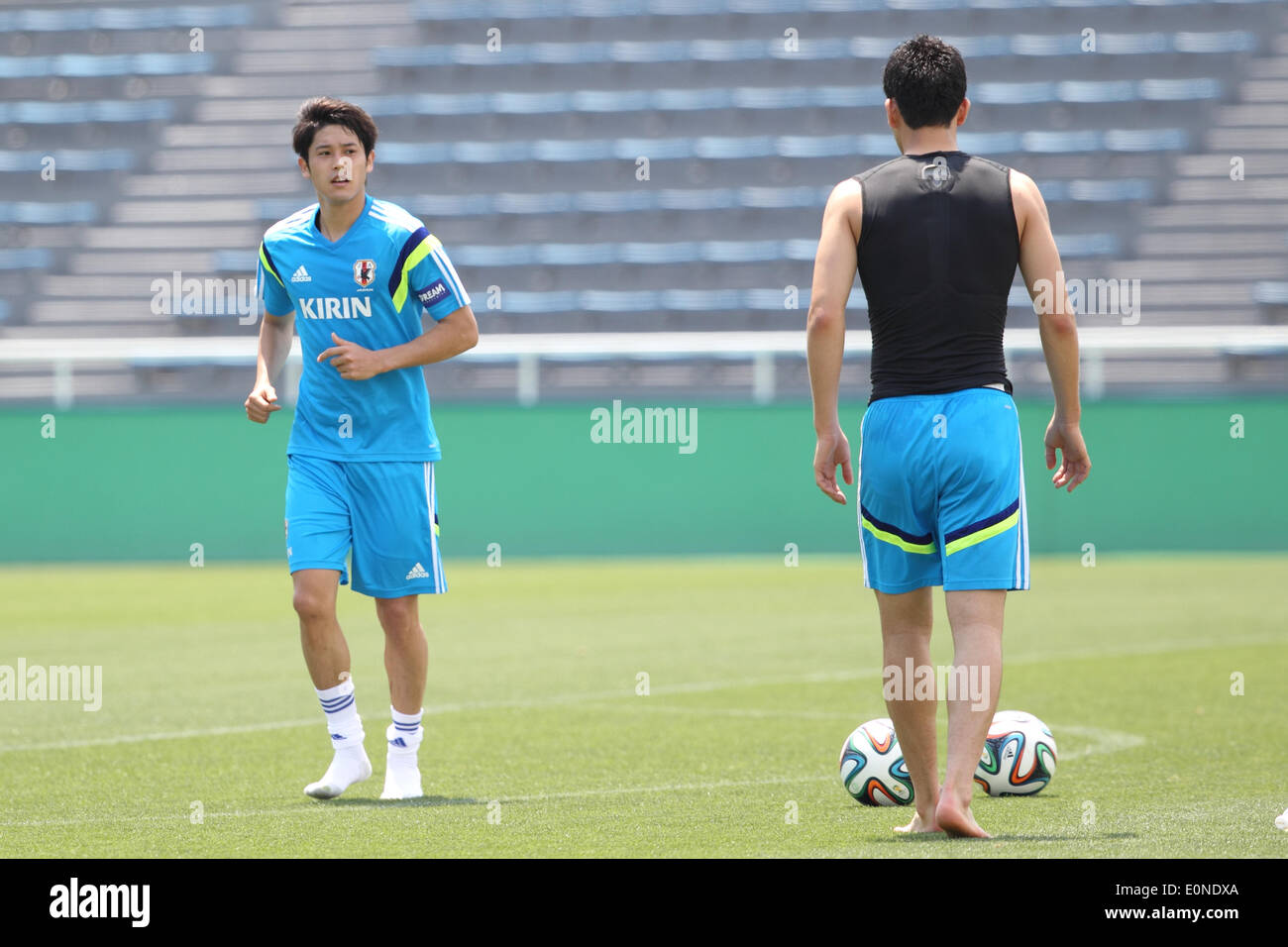 Atsuto Uchida (JPN), MAY 16, 2014 - Football / Soccer : Atsuto Uchida attends a training for FIFA World Cup Brazil in Tokyo on 16 May 2014. (Photo by Motoo Naka/AFLO) Stock Photo