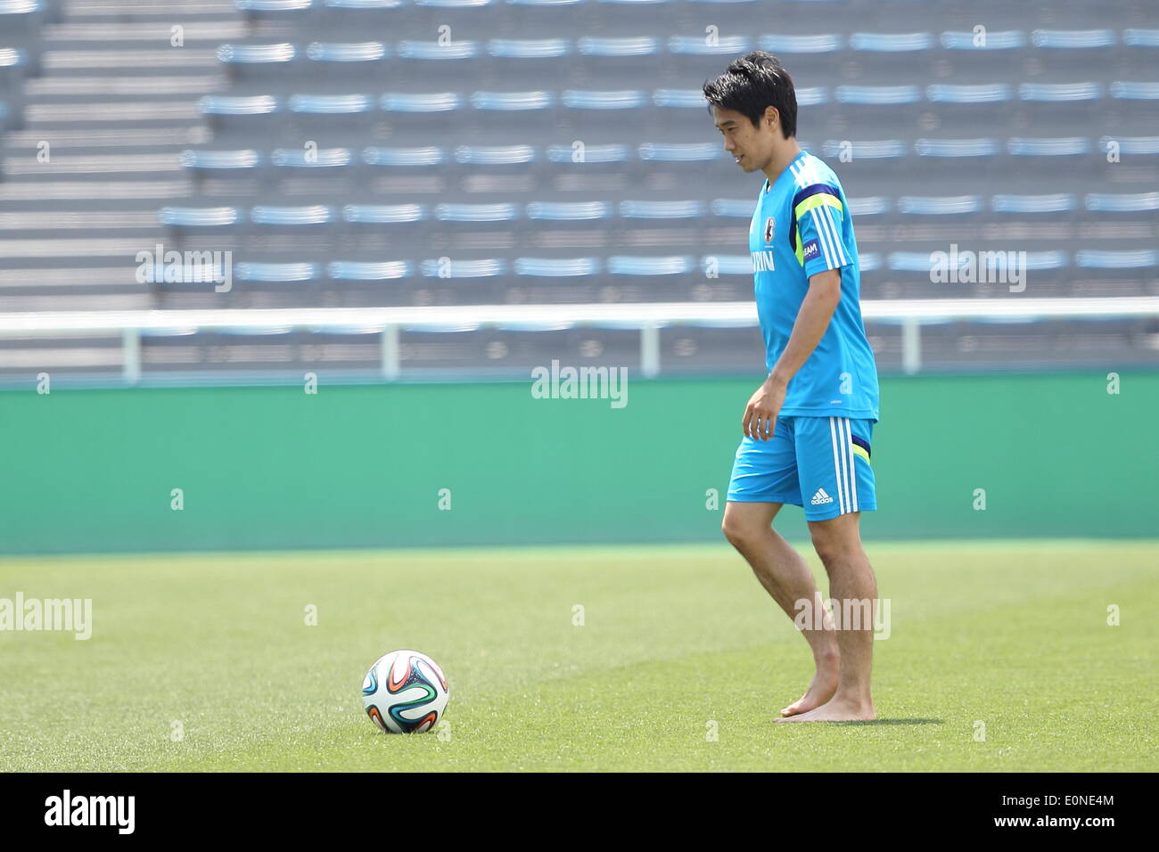 Shinji Kagawa (JPN), MAY 16, 2014 - Football / Soccer : Shinji Kagawa attends a training for FIFA World Cup Brazil in Tokyo on 16 May 2014. (Photo by Motoo Naka/AFLO) Stock Photo
