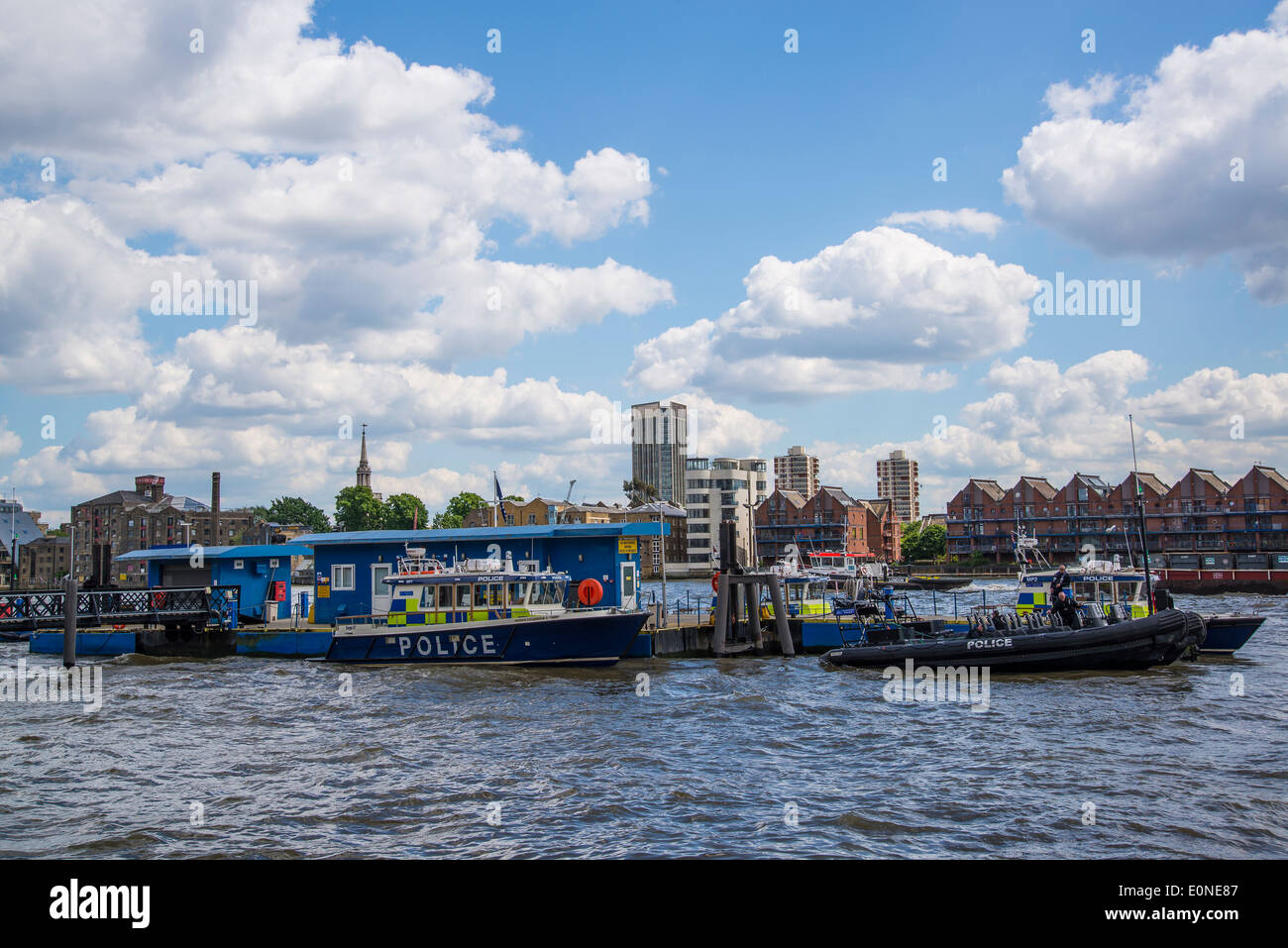 Marine Police Force, also known as the Thames River Police, Tower Hamlets, London, UK Stock Photo