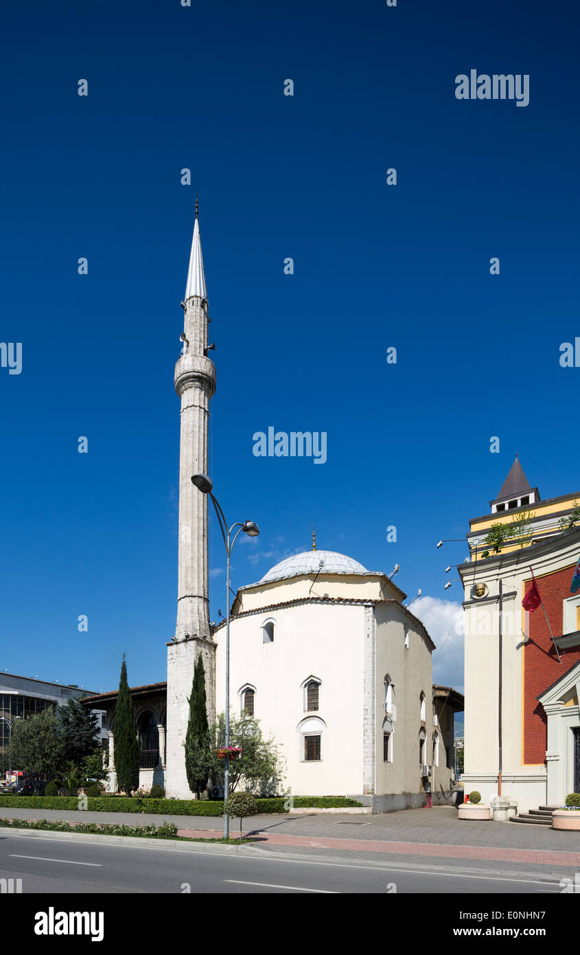 Et'hem Bey Mosque, Tirana, Albania Stock Photo