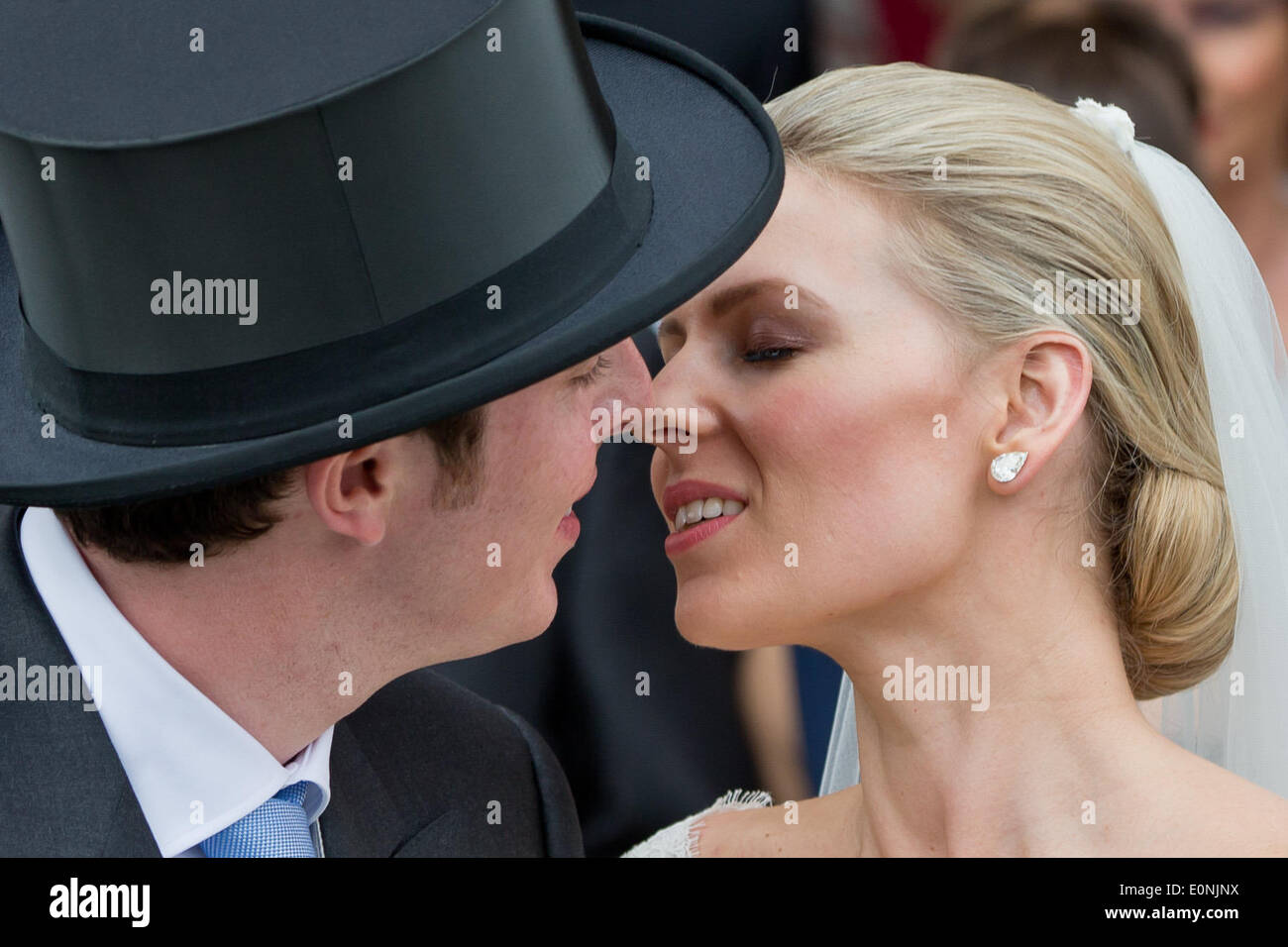 The freshly married couple, Kate countess of Faber-Castell and Anton ...