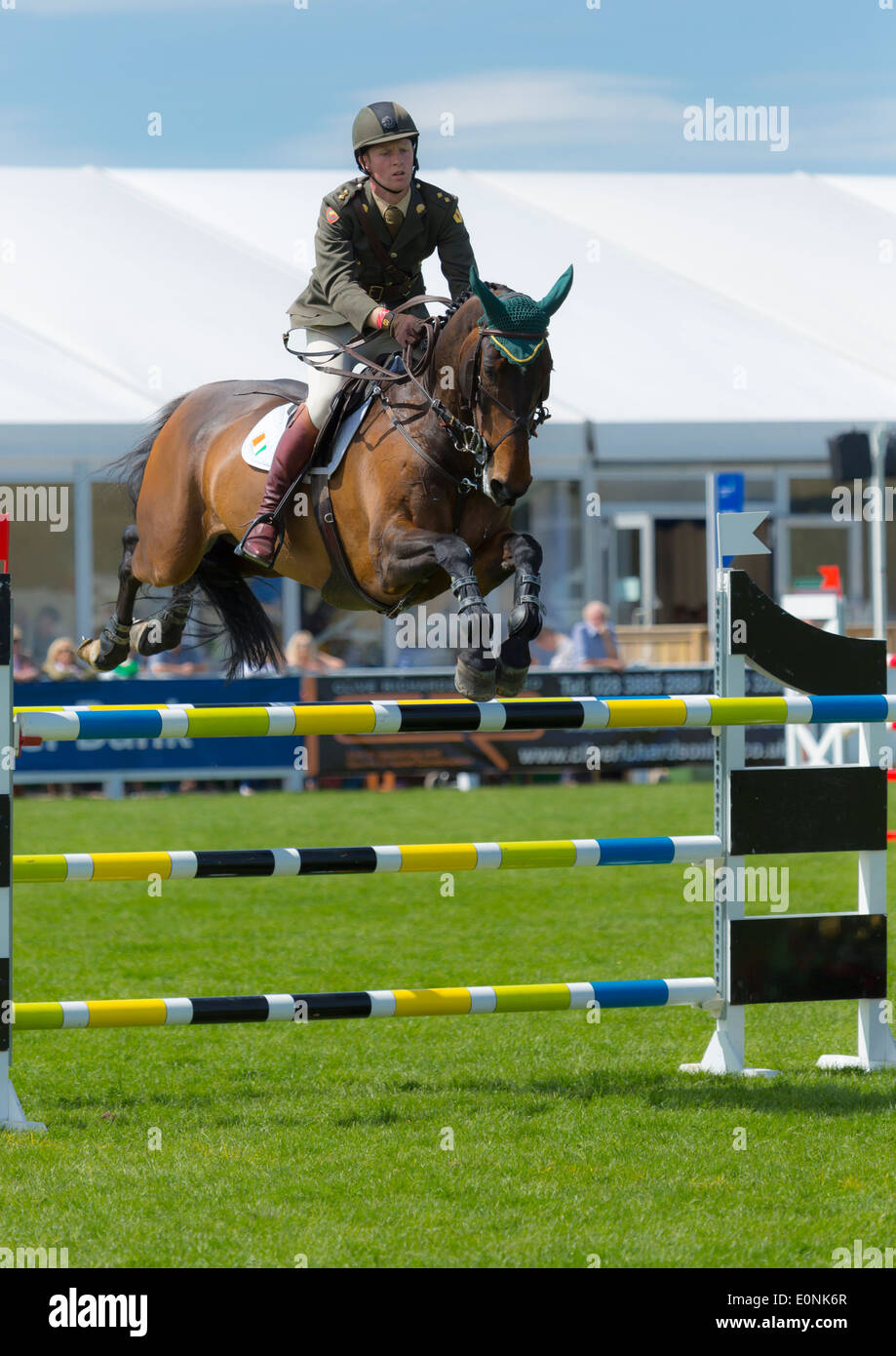 Show Jumping at The 2014 Balmoral Show, The Maze, Lisburn, Northern