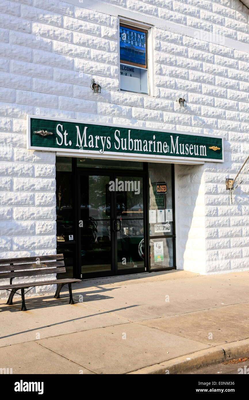 St Marys Submarine Museum Georgia Stock Photo Alamy