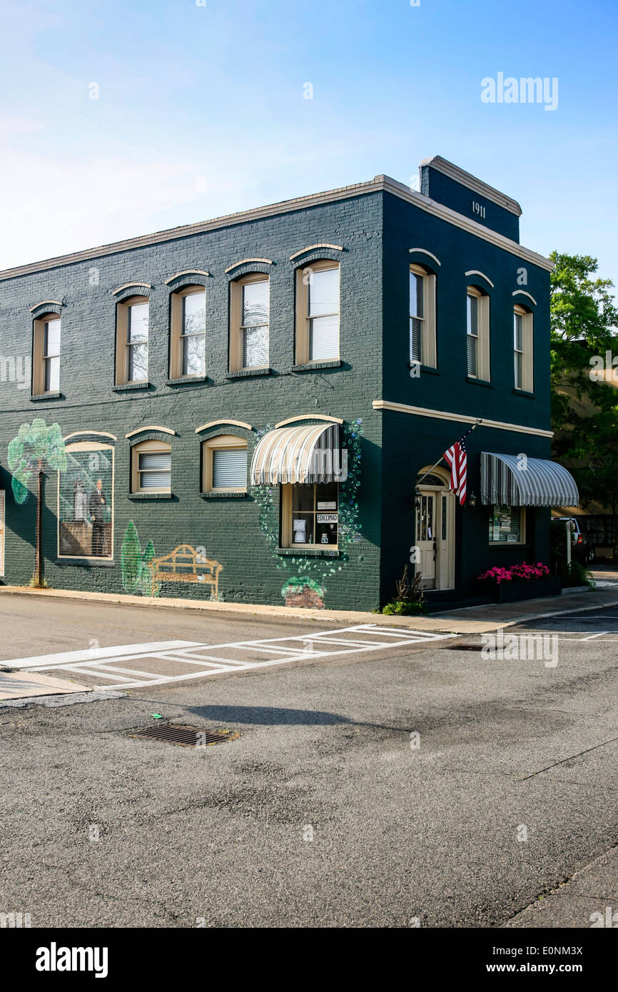 Old fashioned Barbers shop in St. Marys town, Stock Photo Alamy