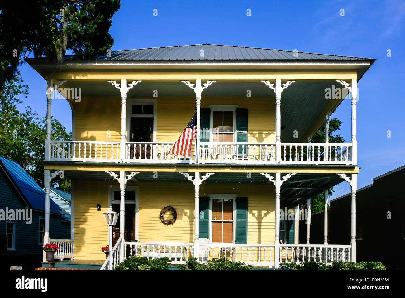 Captain Morse House in St. Marys town, Stock Photo Alamy