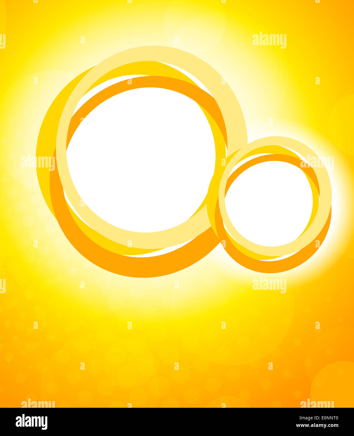 Orange background with circles Stock Photo - Alamy