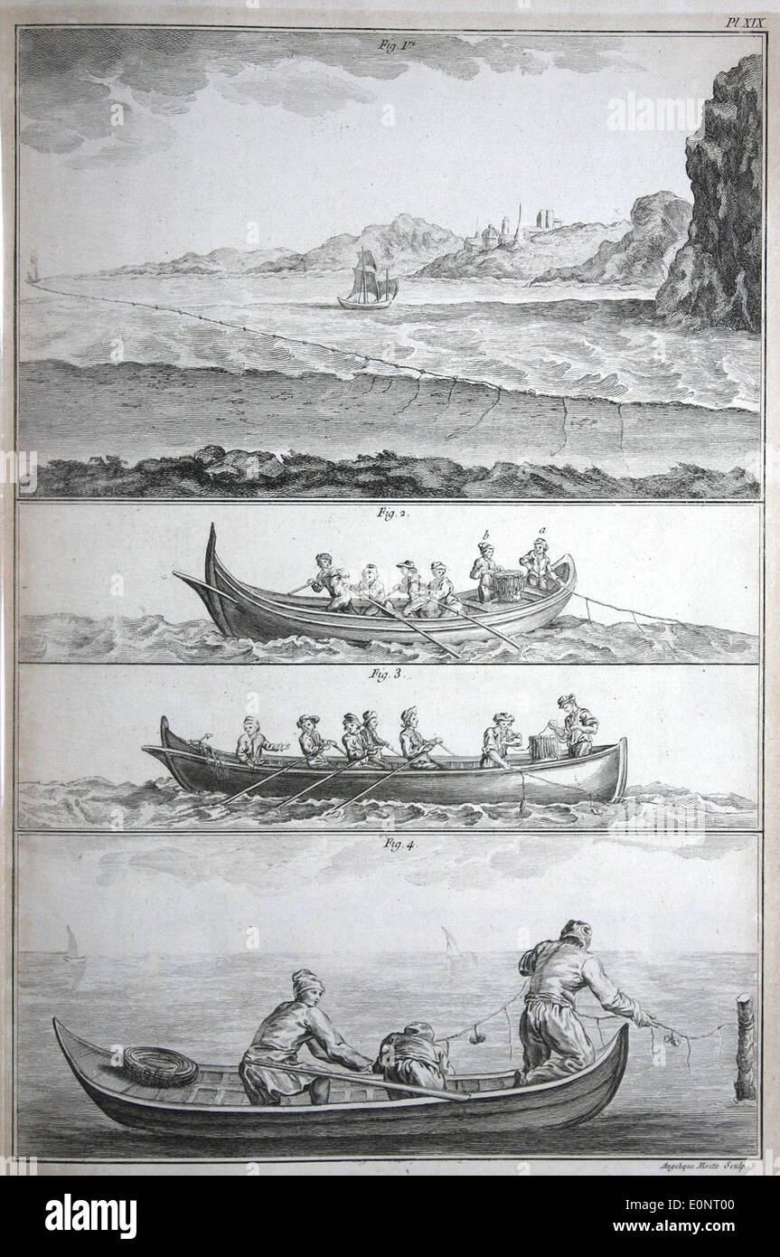 This title refers to fishermen utilizing floating ropes, a traditional ...