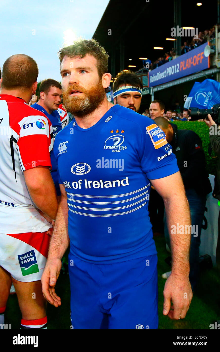 Dublin, Ireland. 17th May, 2014. Gordon D'Arcy (Leinster) after the RaboDirect Pro12 Semi Final match between Leinster and Ulster at the RDS Arena. Credit:  Action Plus Sports/Alamy Live News Stock Photo