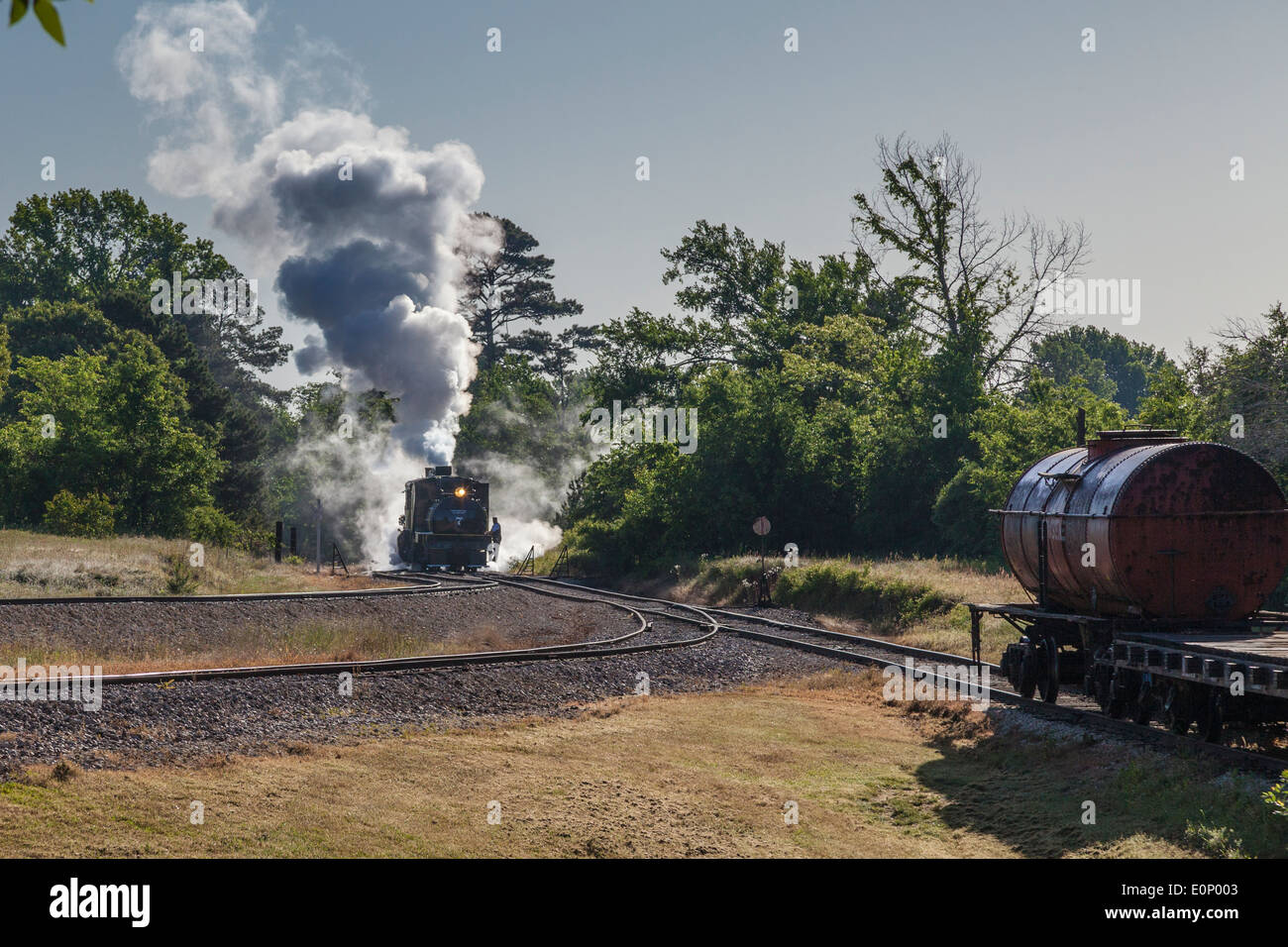 2014 Texas State Railroad Railfan Photo Train Ride Stock Photo