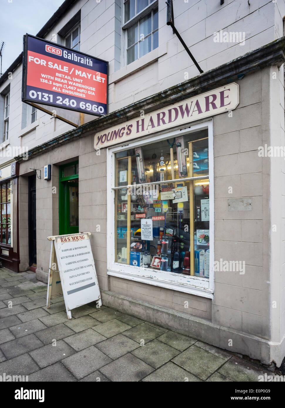 Coldstream, Scottish Borders, UK traditional old village hardware