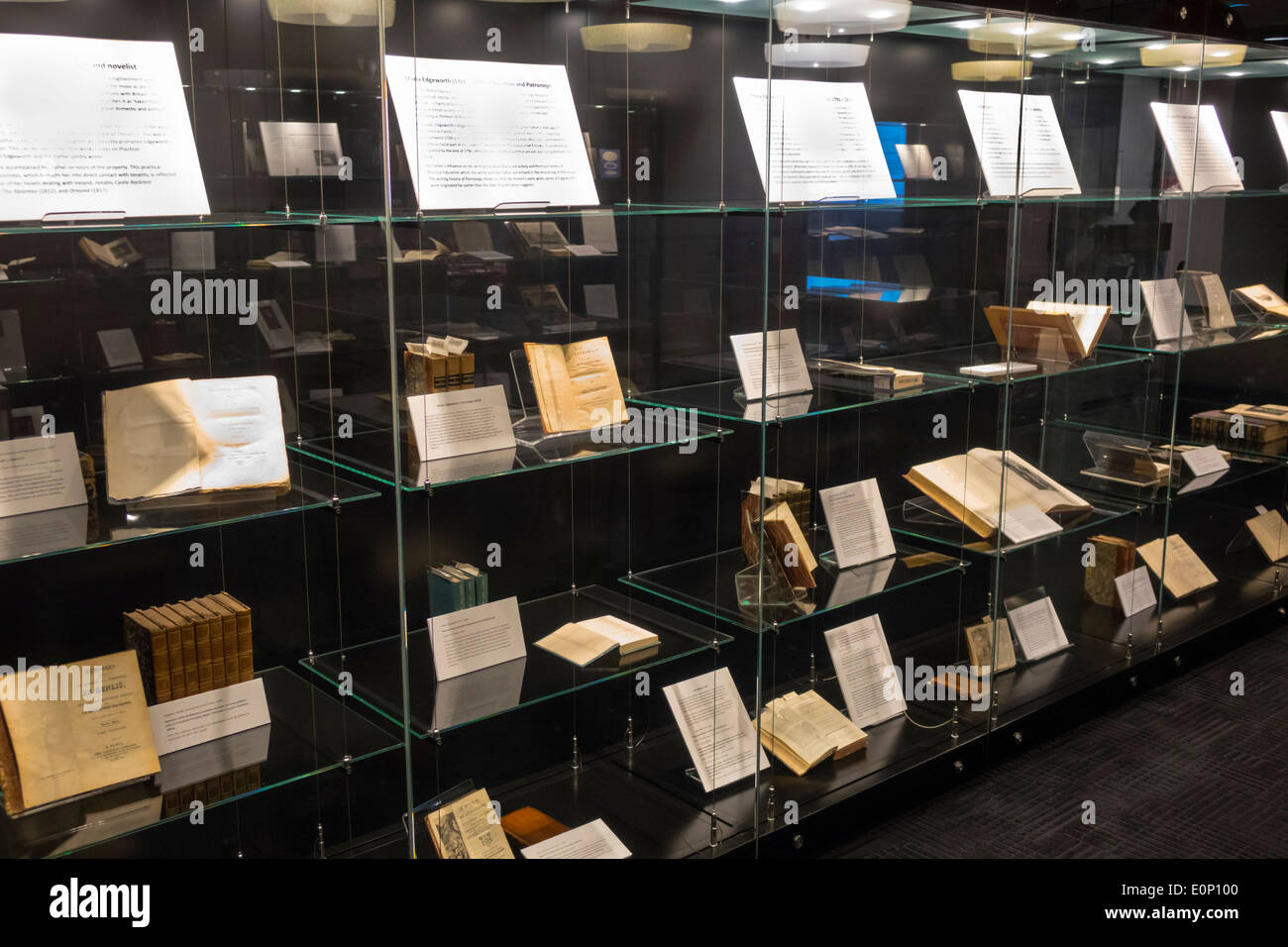 Sydney Australia,University of Sydney,education,campus,Fisher Library,Rare Book,display sale museum,collection,AU140310176 Stock Photo