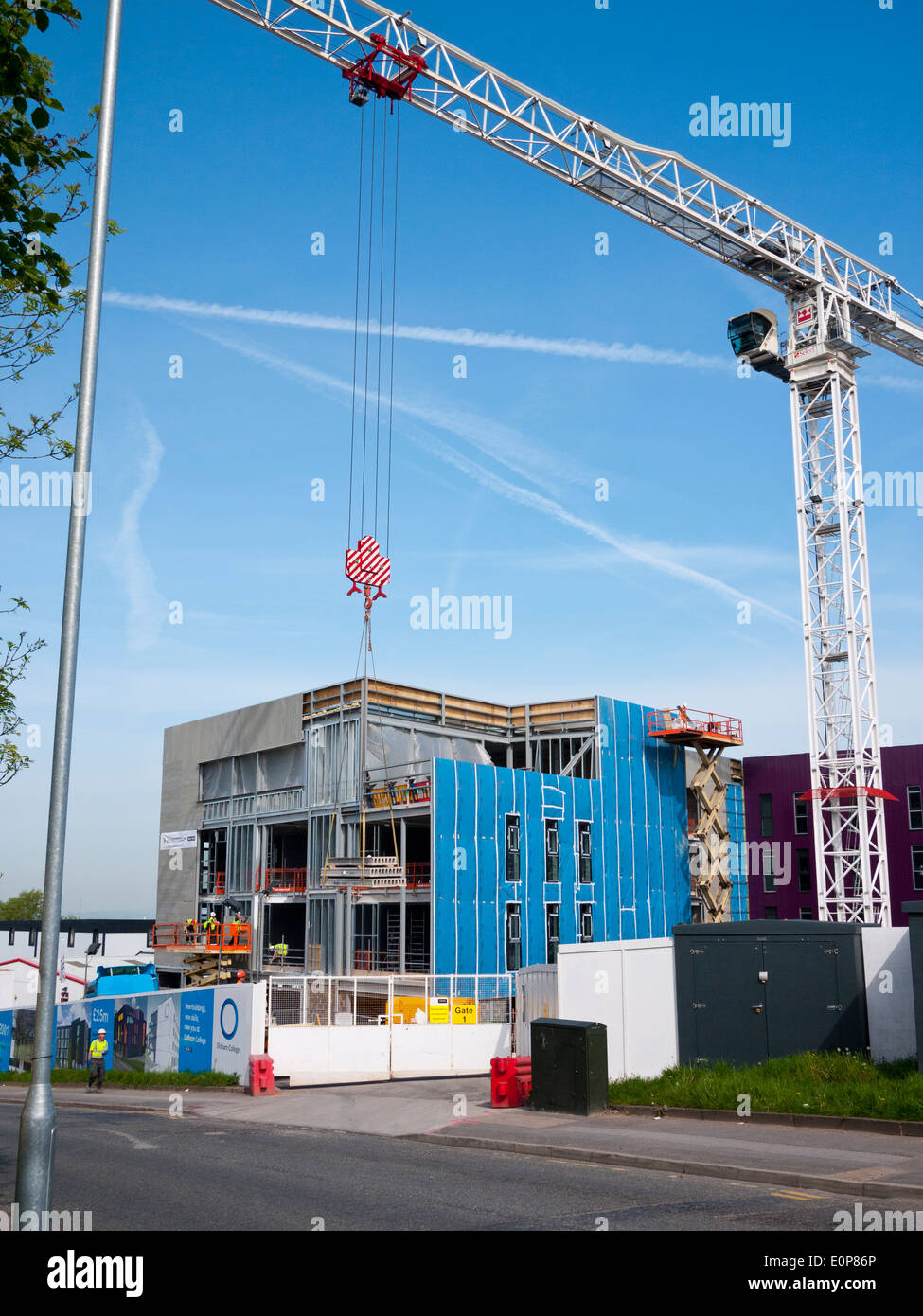 Part of the Oldham College Campus new build, Oldham, Greater Manchester, UK Stock Photo Alamy