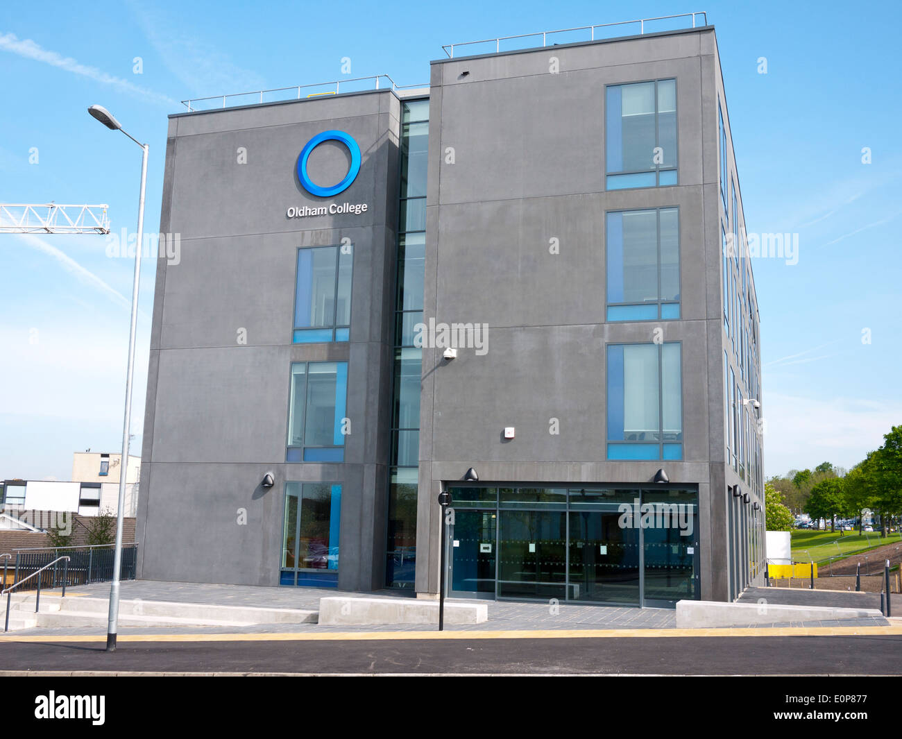 Part of the Oldham College Campus new build, Oldham, Greater Manchester, UK Stock Photo Alamy