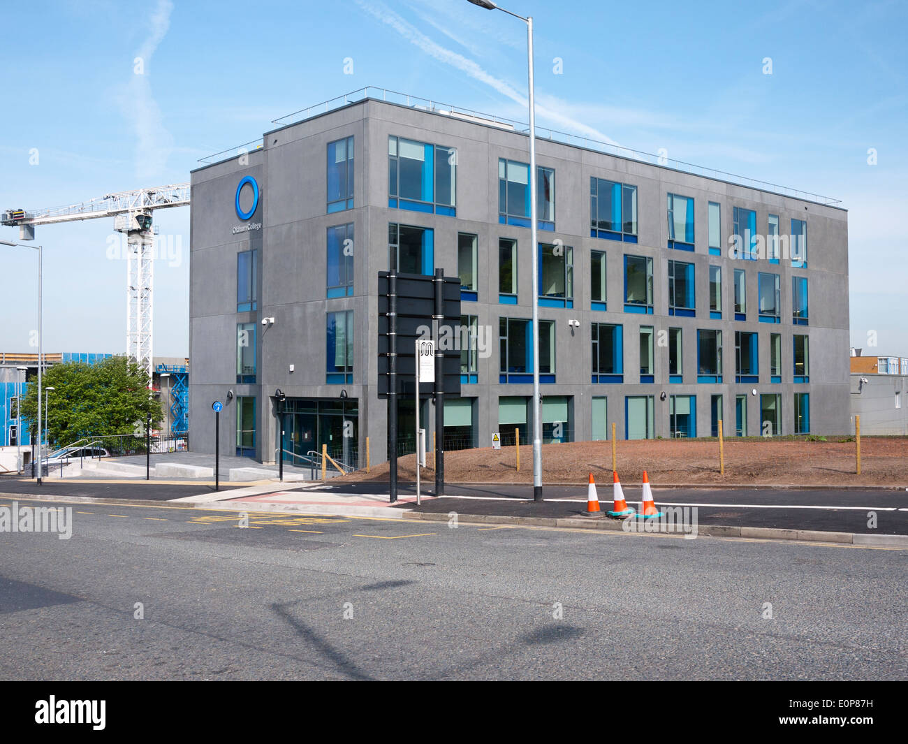 Part of the Oldham College Campus new build, Oldham, Greater Manchester, UK Stock Photo Alamy